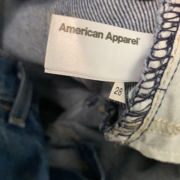 American Apparel high rise medium wash jeans - Picture 5 of 6